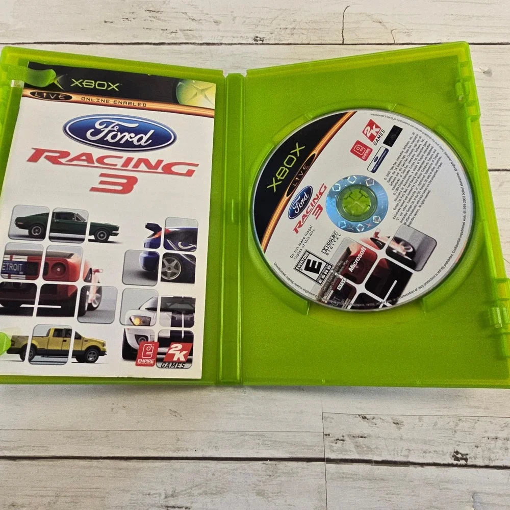 Ford Racing 3 Microsoft Xbox Original Game 2K Games CIB Complete Manual